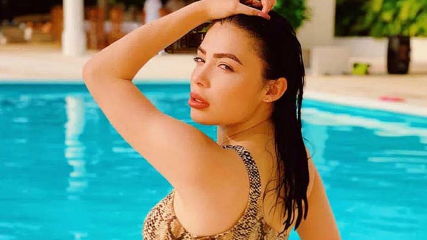 FOTO: Tracy Sáenz cautiva todos en Instagram al posar con tremendo vestido