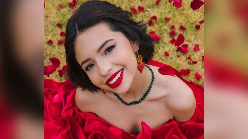 Ángela Aguilar celebra que será tía con precioso vestido de gala: "Diosa"