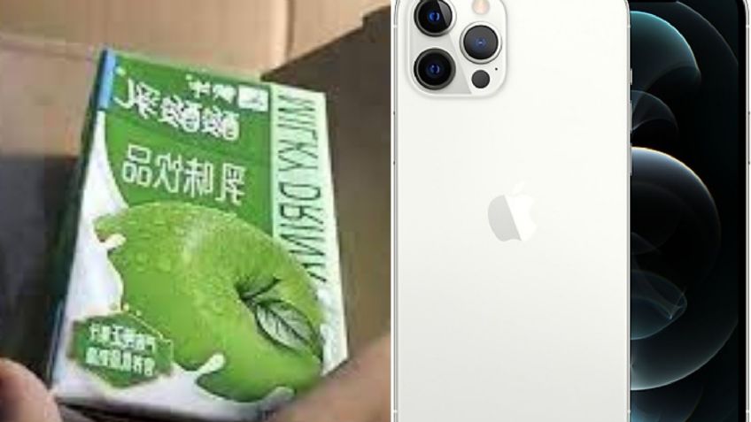 Mujer paga 32 mil pesos por iPhone 12 en Apple y recibe este terrible paquete