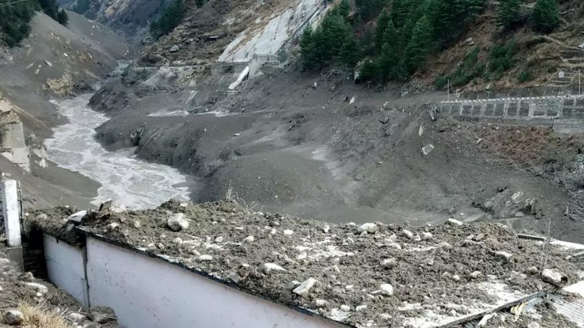 Tragedia mundial: Se desprende glaciar del Himalaya y deja 150 desaparecidos y 9 muertos