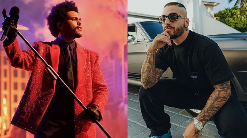 ¿No le gustó? Maluma reacciona al medio tiempo de The Weeknd en el Super Bowl