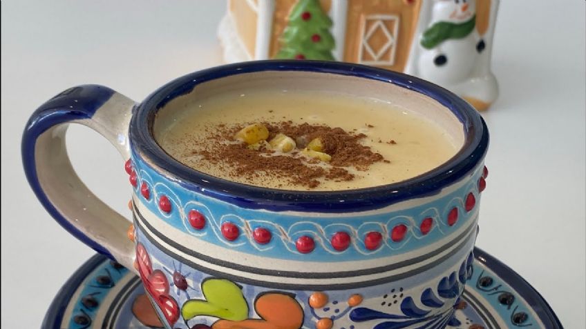 ¡Caliente y delicioso! Aprende a hacer este rico atole de elote