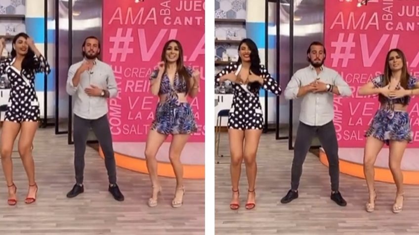 Kristal Silvia y Cynthia Rodríguez causan furor al bailar en 'VLA' junto a Keno Martell