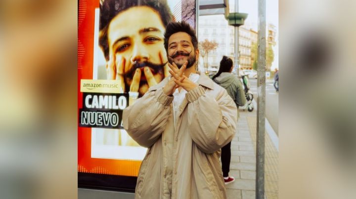 "Qué horrible": Camilo deja en shock a Instagram al mostrarse sin su barba y bigote