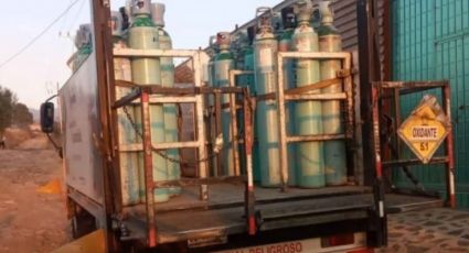 ¡Lo que faltaba! Roban camión con tanques de oxígeno en el Estado de México