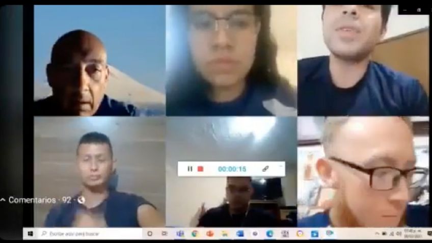 Maestro de la BUAP critica a jóvenes al conectarse a clase por el 8M, las llama "huevonas"