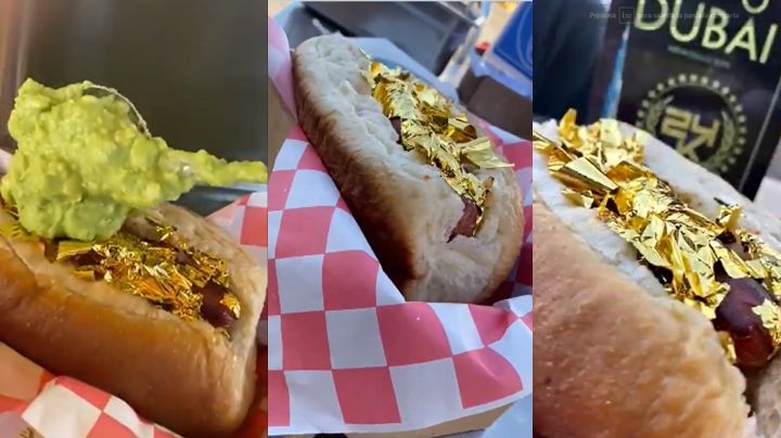 FOTO: ¡El hot dog más caro de Sonora! Tiene oro de 24k y este es el impactante costo