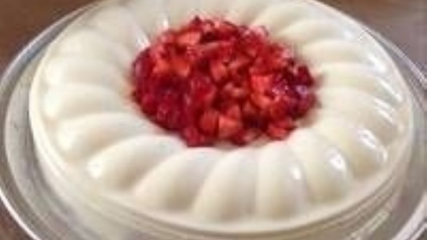 ¡Más deliciosa imposible! Disfruta con tu familia de esta gelatina con leche condensada