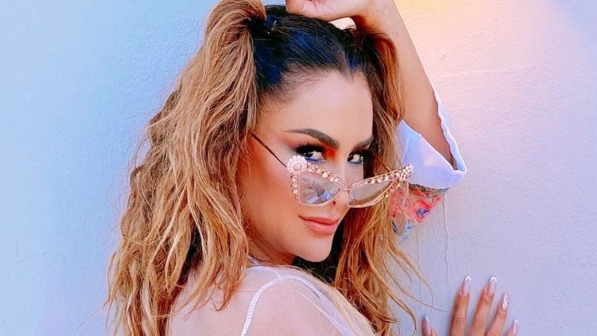 ¡Bomba! Filtran VIDEO en el que Ninel Conde le bailaría en las piernas a famoso cantante