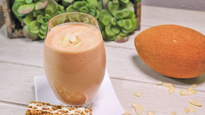 ¿Quieres bajar de peso? Este licuado 'fitness' de mamey será tu gran aliado por las mañanas