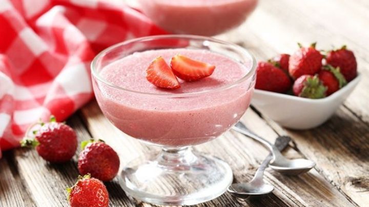 ¡Saludable y delicioso! Prepara este mousse de fresa y endulza tu vida a cada bocado