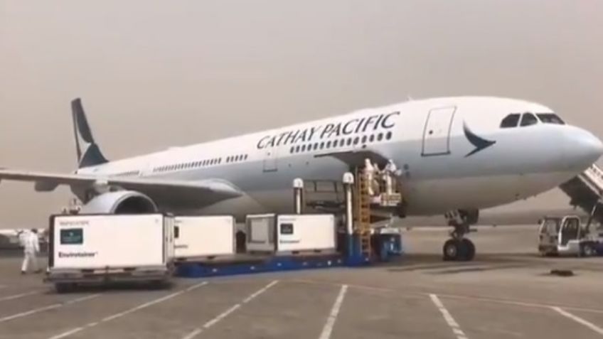 México recibe nuevo embarque de un millón de vacunas Covid-19 de Sinovac