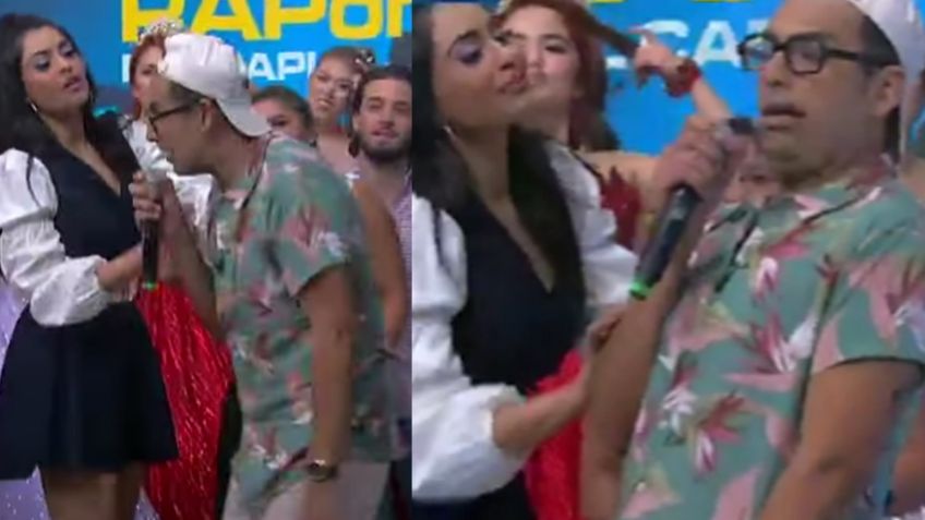 ¿Ebria? Conductor de 'Venga la Alegría' exhibe a Kristal Silva por llegar así a TV Azteca