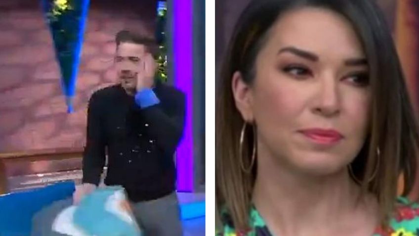 VIDEO: Laura G se cachetea a conductor de 'Venga la Alegría' y la destrozan por "ofrecida"