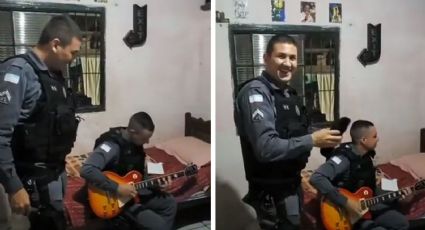 Para celebrar captura de traficante, policías cantan con el delincuente covers de Iron Maidenn