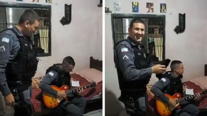 Para celebrar captura de traficante, policías cantan con el delincuente covers de Iron Maidenn