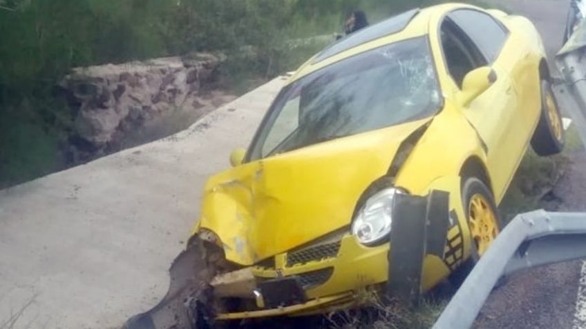 Desaparece conductor tras provocar aparatoso accidente en San Carlos