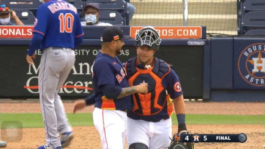 Héctor Velázquez logra su primer rescate en pretemporada con los Astros de Houston