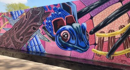 FOTOS: El artista cajemense, Luis Hinojosa, pintará murales en el centro de Ciudad Obregón