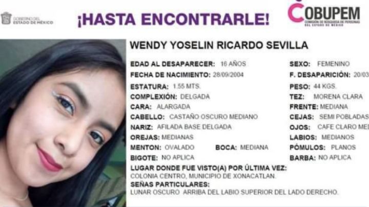 Hallan el cuerpo de una joven de 16 años, Wendy Yoselin en un canal de aguas negras en el Edomex