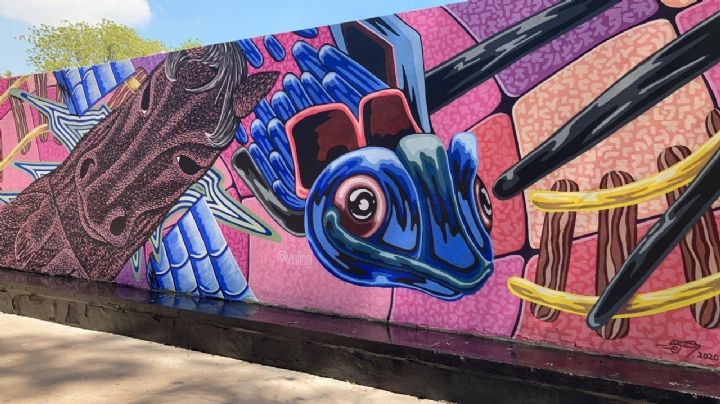 FOTOS: El artista cajemense, Luis Hinojosa, pintará murales en el centro de Ciudad Obregón