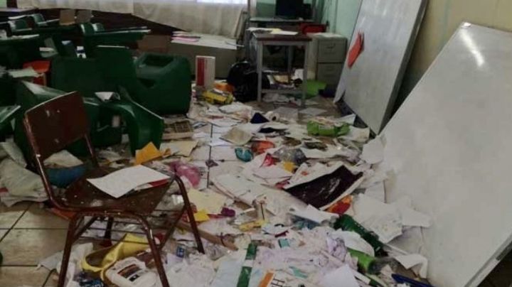 Escuelas saqueadas en la región de Empalme y Guaymas, no estarán ‘listas’ para regreso a clases
