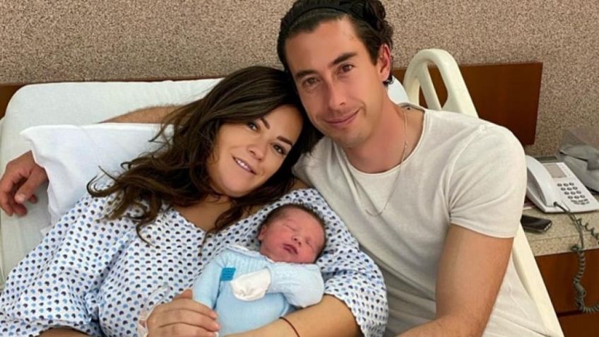 ¡Con bombo y platillo! Mariana Echeverría y Óscar Jiménez celebraron el bautizo de Lucca
