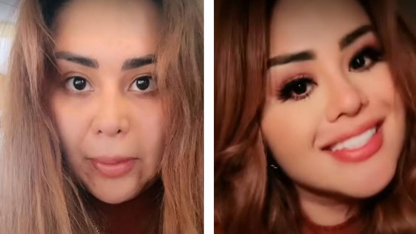 "50 kilos de maquillaje después": 'Gomita' se luce al natural en VIDEO de TikTok y la devoran viva