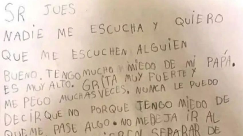 Niño pide a juez que lo escuche; quiere abandonar a su padre acusado de abuso sexual
