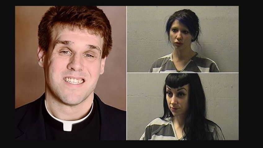 ¡Grabaron TODO! Descubren a sacerdote mientras tenía relaciones con dos dominatrices en el atrio