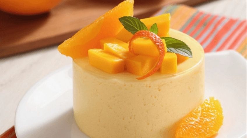 Lleva a tu paladar el sabor más fresco de la primavera con un rico mousse de naranja
