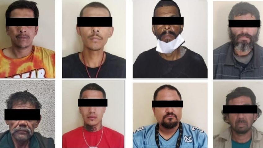 Golpe al crimen en Sonora: Aprehenden a ocho presuntos 'tiradores' en posesión de drogas