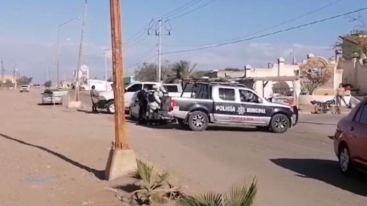 En operativo recuperan un auto robado con lujo de violencia en Empalme