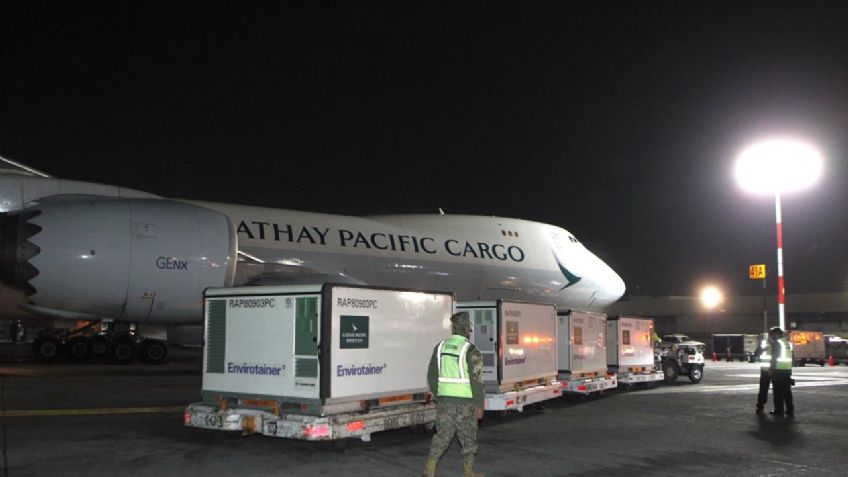 Covid-19: Nuevo lote de un millones de vacunas de Sinovac llegan a México