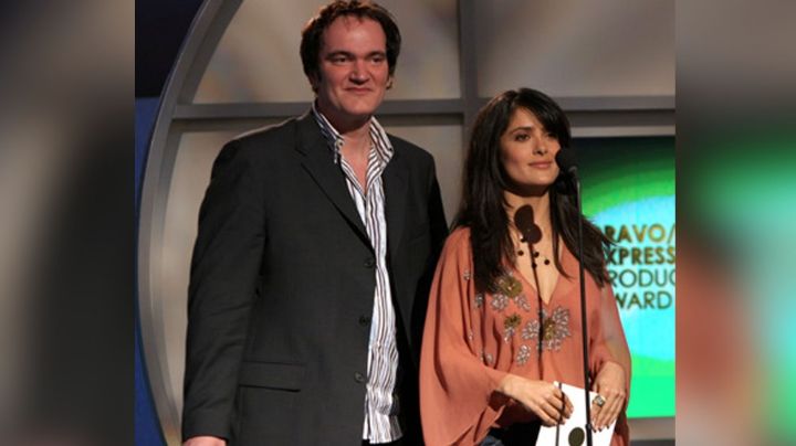 ¡Impresionante! Sin pudor, Salma Hayek le manda 'recadito' al cineasta Quentin Tarantino