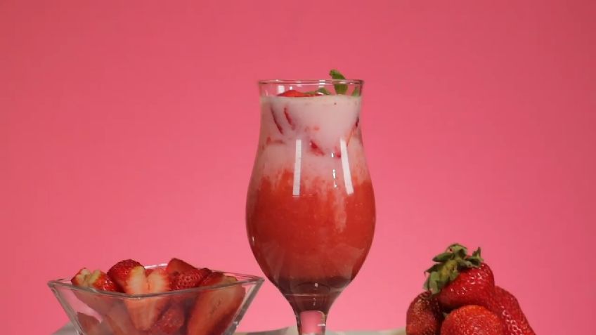 Esta sangría de fresas sin alcohol será perfecta para consentir a tu familia