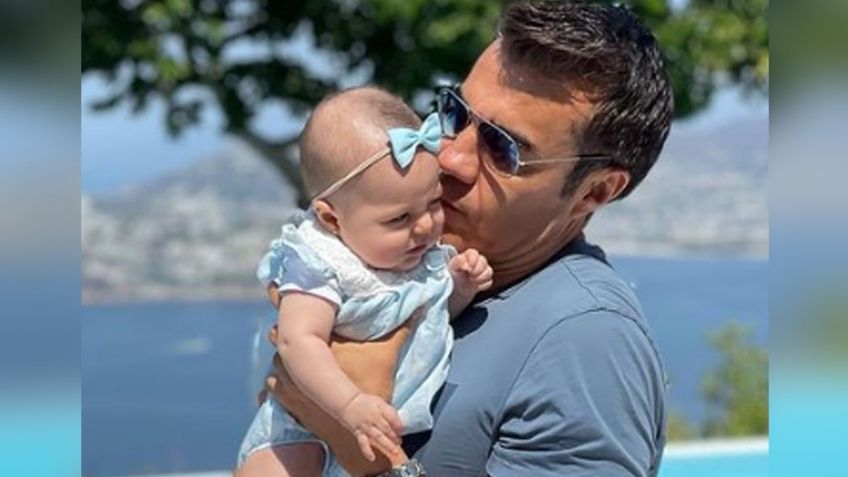 Emily, hija de Adrián Uribe causa revuelo en redes sociales: "Es idéntica al papá"