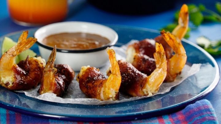 Estos camarones con tocino serán perfectos para acompañar tus tardes de tiempo libre