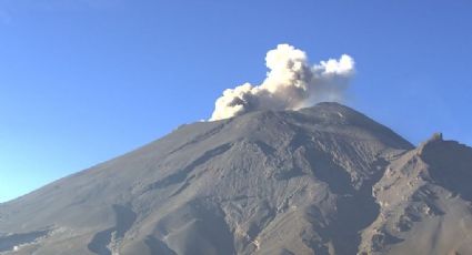 Popocatépetl mantiene actividad volcánica 'estable' y acumula 23 exhalaciones este martes