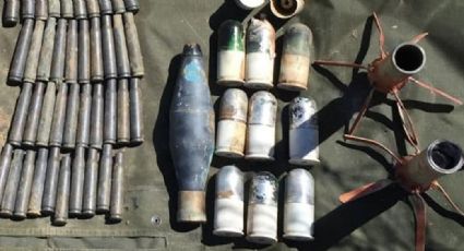 Entre la maleza, autoridades encuentran granadas y artefactos explosivos al norte de Sonora