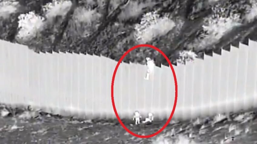 VIDEO: 'Coyote' arroja a dos niñas de 3 y 5 años desde el muro fronterizo al desierto de EU