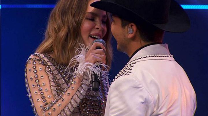Belinda reacciona a la canción de Christian Nodal con Los Plebes del Rancho