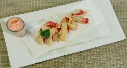Dale un toque japonés a tu Cuaresma con este exquisito tempura de surimi