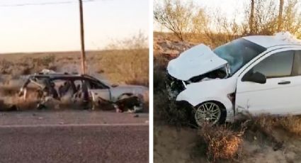 Tragedia en Sonora: Mueren tres y seis resultan heridos en aparatoso accidente carretero