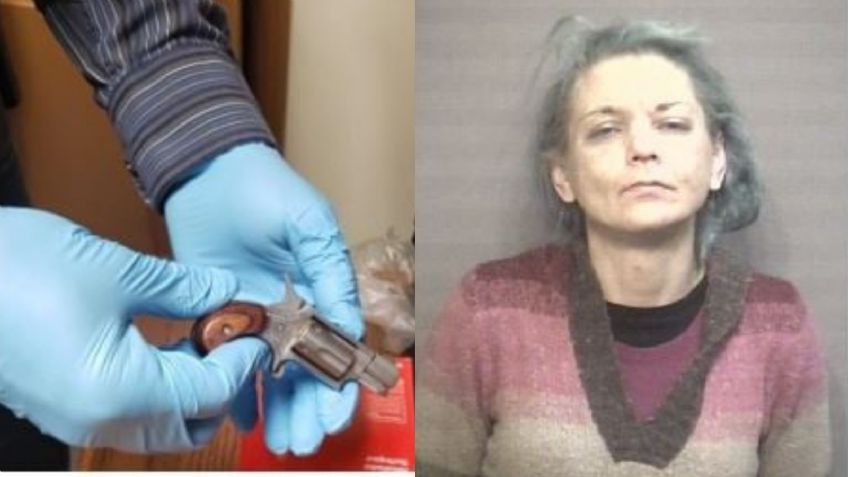 ¡Nadie se dio cuenta! Mujer se esconde una pistola en la vagina para meterla a una prisión