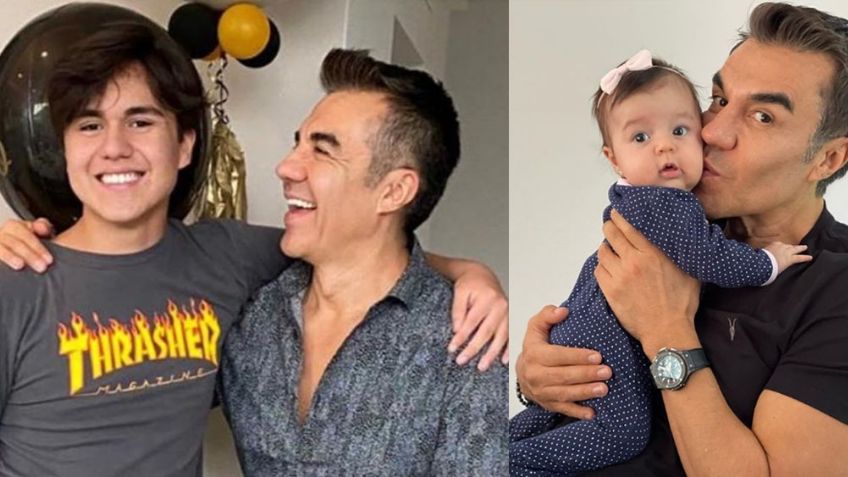 ¡Son igualitos! Gael y Emily, los dos hijos de Adrián Uribe que pocos conocen