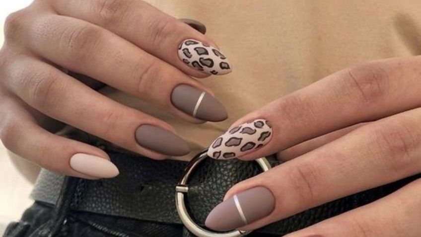 Lleva la tendencia del 'animal print' en tus manos con estos diseños de uñas