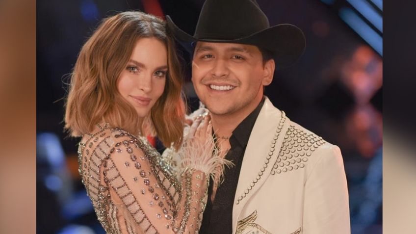FOTO: ¡Dijo que sí! Christian Nodal y Belinda confirman su compromiso; habrá boda en TV Azteca