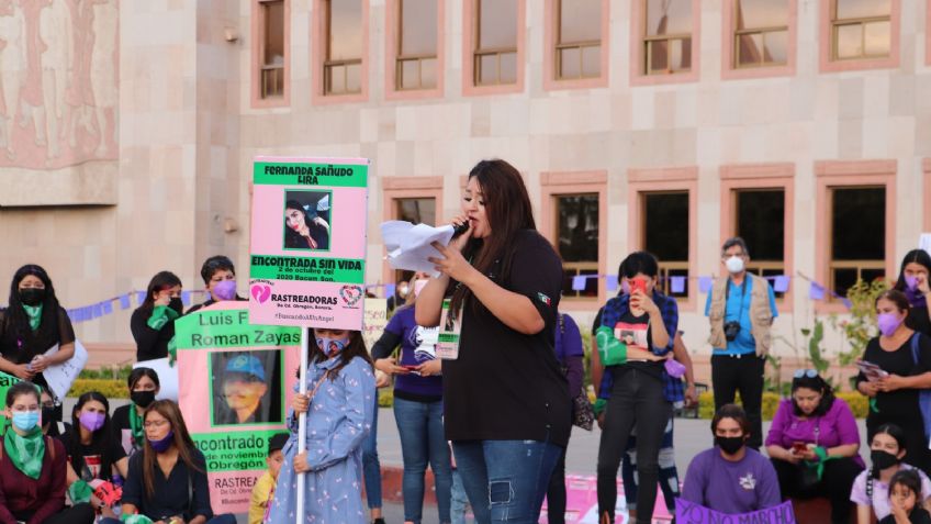 VIDEOS Y FOTOS: "Aquí sí pasa": Así se vivió la marcha del 8 de marzo en Ciudad Obregón