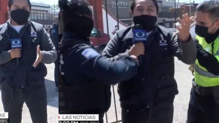 Reportero de Televisa es arrestado: Le niegan la entrada a la jornada de vacunación anticovid